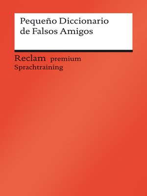 cover image of Pequeño Diccionario de Falsos Amigos